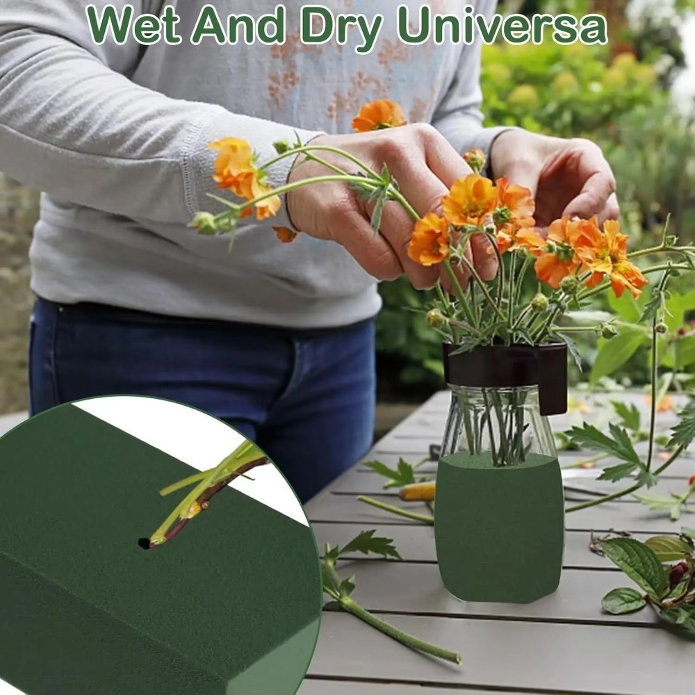 グリーンフラワーアレンジメントフォーム長方形吸水性DIYフラ - Bouquet Holder Foam のレビューと価格