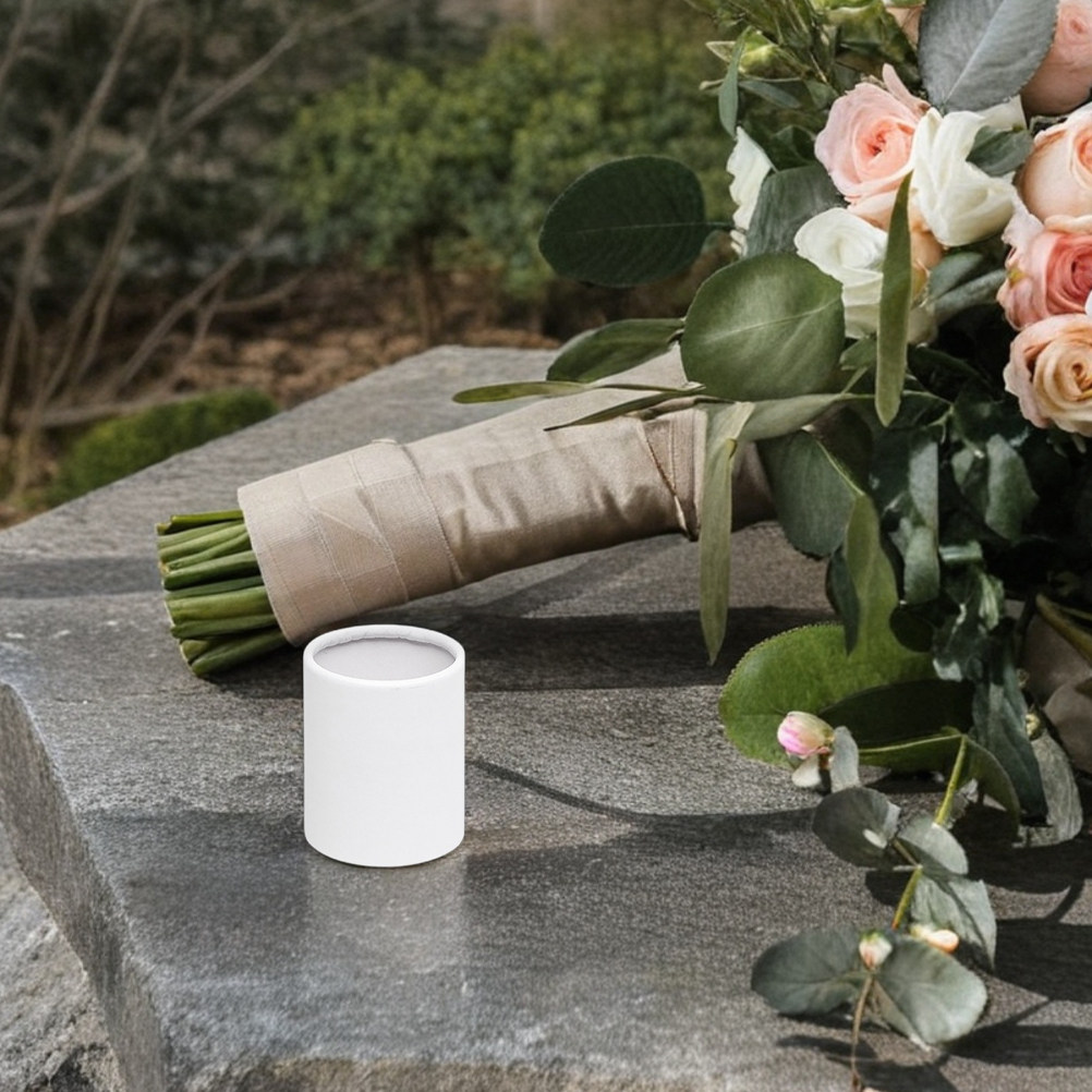 5 個のラウンドフラワーボックスミニ段ボールバケツ紙花束ホル - Bouquet Holder Foam のレビューと価格
