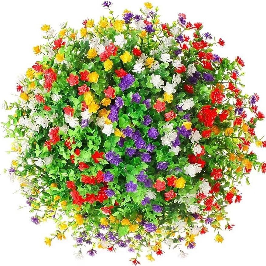 3/6 個人工植物の花ユーカリベビーブレスフェスティバル結婚 - Florist Supply Vases のレビューと価格