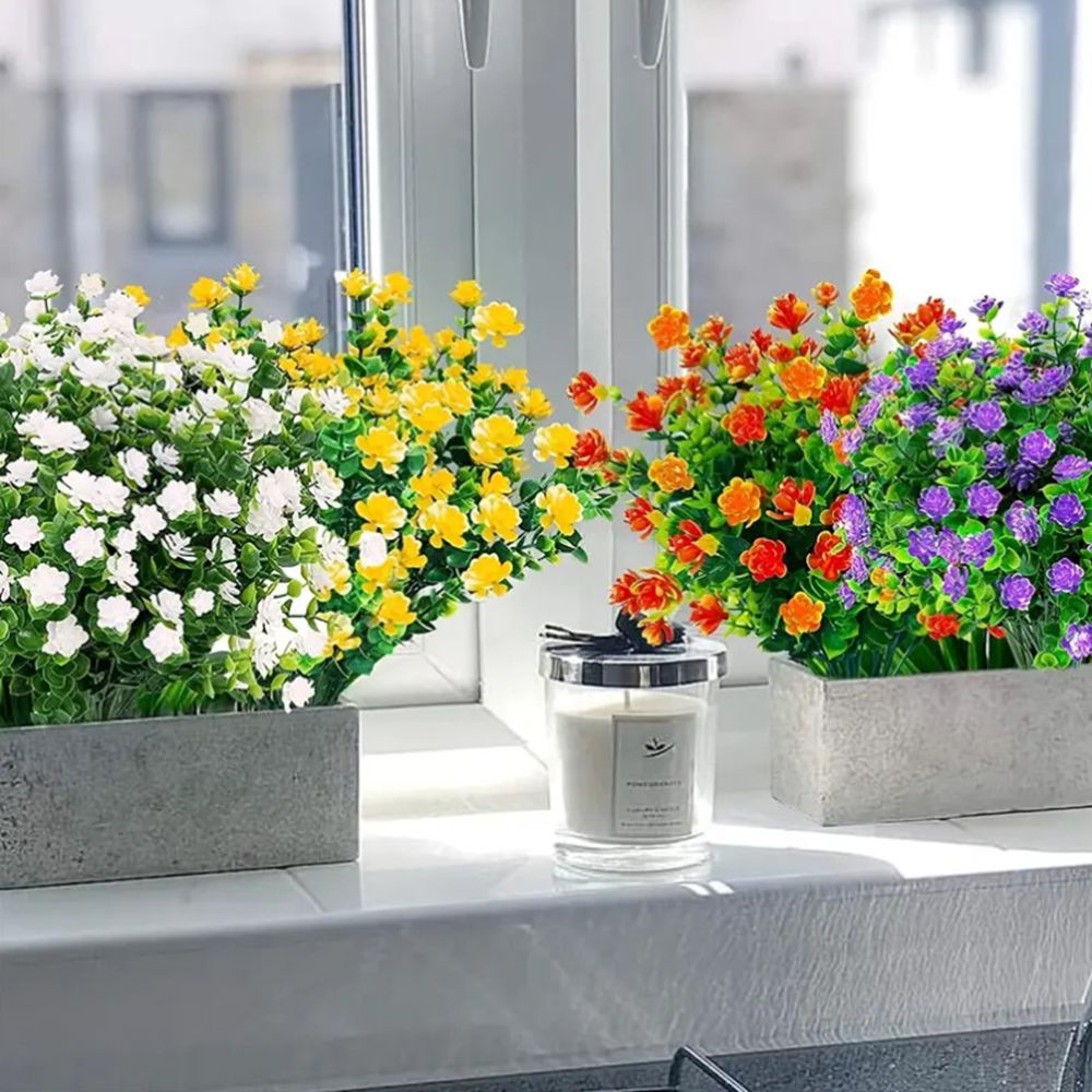 3/6 個人工植物の花ユーカリベビーブレスフェスティバル結婚 - Florist Supply Vases のレビューと価格