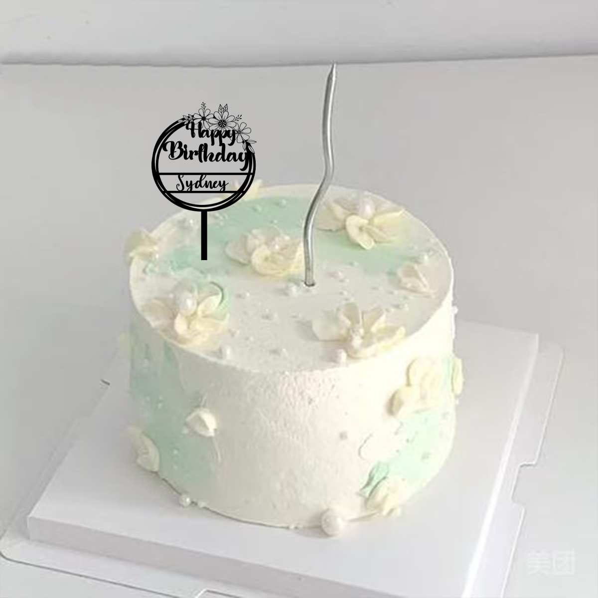 1PC 漫画のハッピーバースデーの願いを込めた美しい花のテー - Flower Supply のレビューと価格