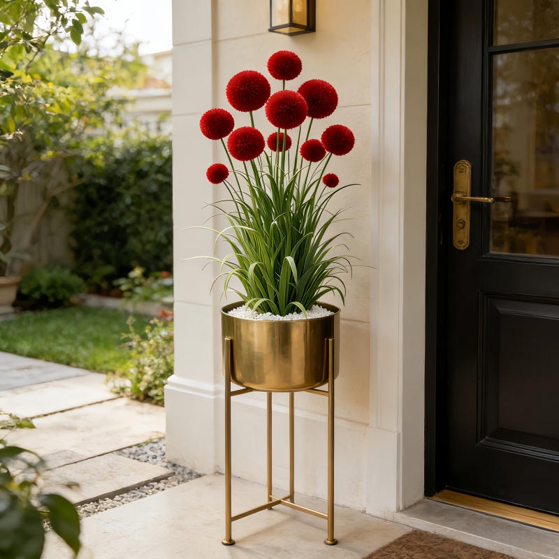 4個＝12本、花瓶は含まれません。 人工模擬リードボールステ - Florist Supply Vases のレビューと価格