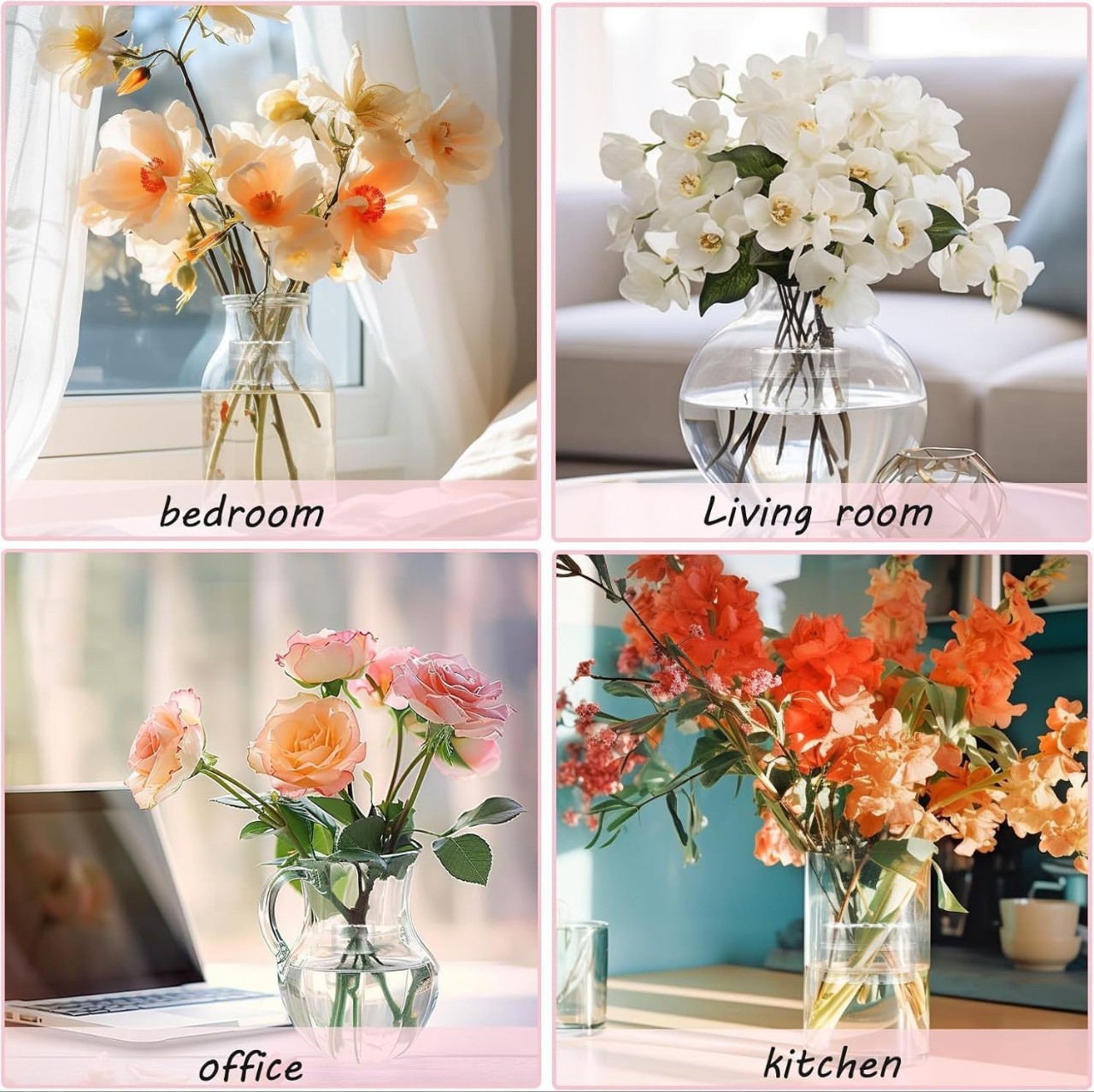 スパイラル型の生花用茎ホルダー、花瓶用スパイラル茎ホルダー、 - Florist Supply Vases のレビューと価格