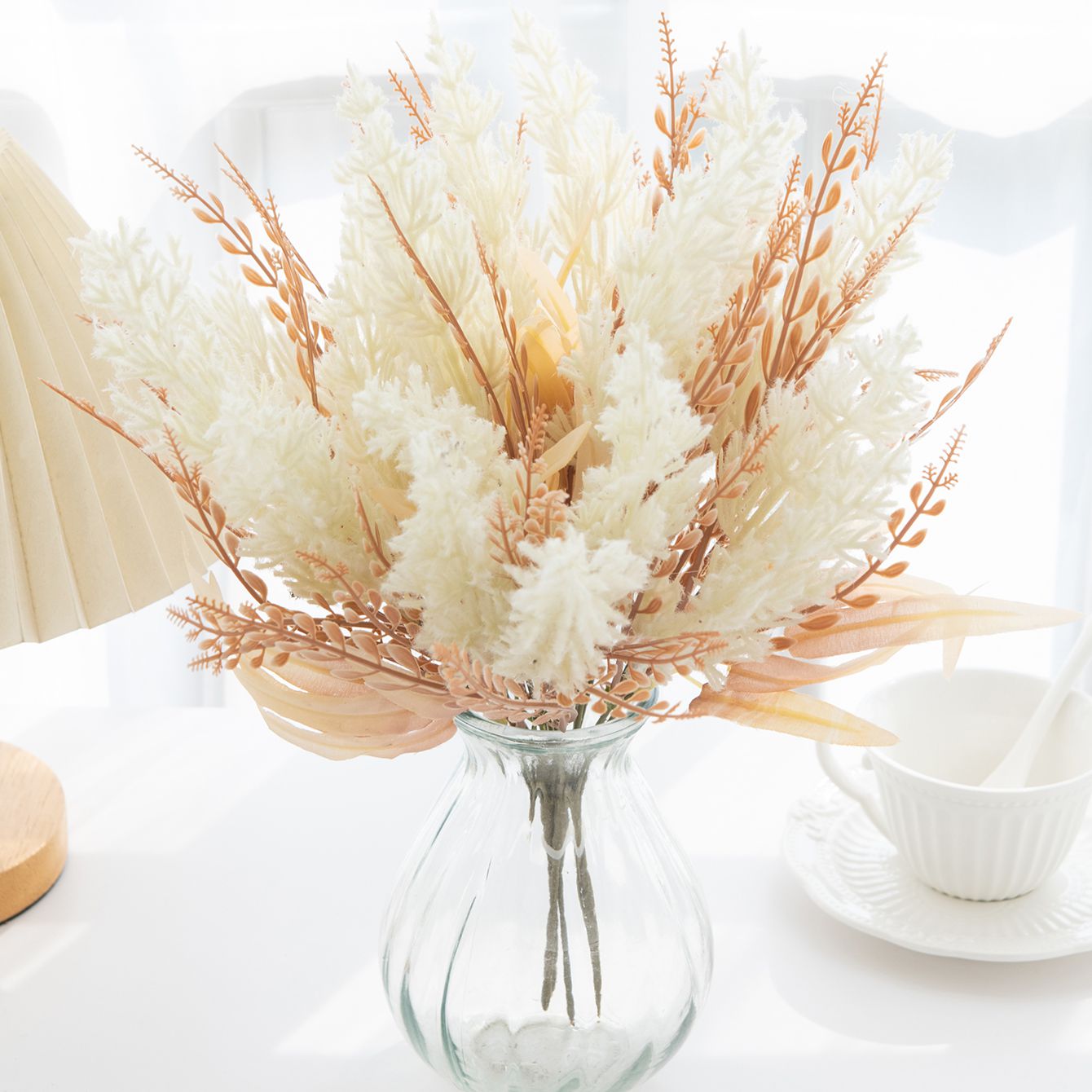 人工植物リードフェスティバルウェディングルーム花瓶屋外庭の装 - Florist Supply Vases のレビューと価格