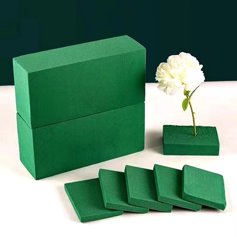 緑のフラワーアレンジメント用フォーム 長方形形状 乾湿両用  - Bouquet Holder Foam のレビューと価格