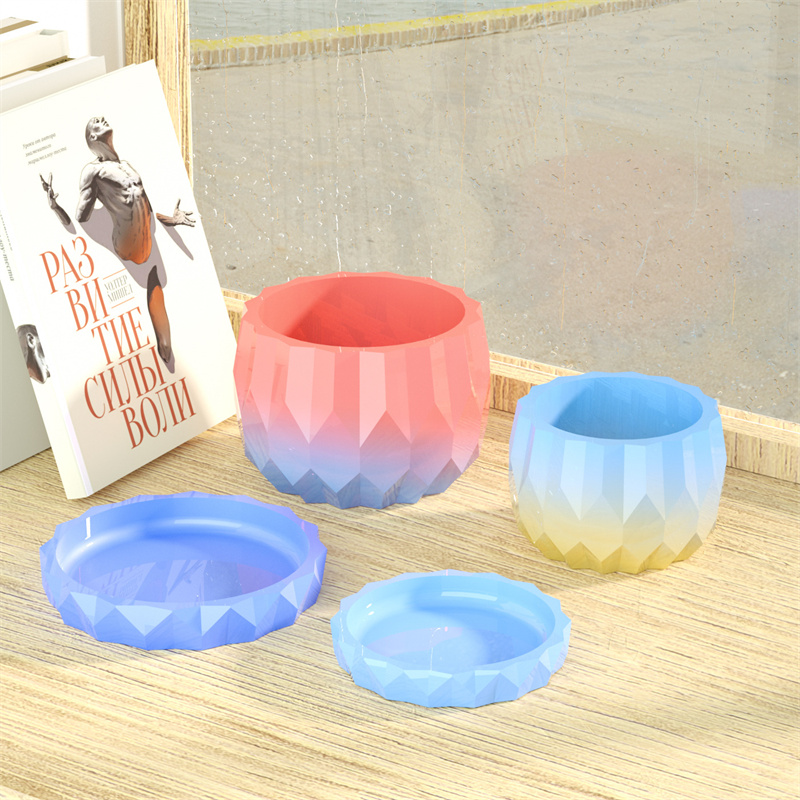 コンクリート植木鉢とソーサー用のシリコンプランター型,DIY - Florist Supply Vases のレビューと価格