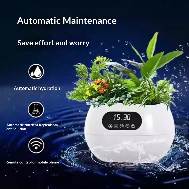 AIインテリジェント植木鉢 自動給水 栄養補給 スマホ遠隔操 - Flower Supply のレビューと価格