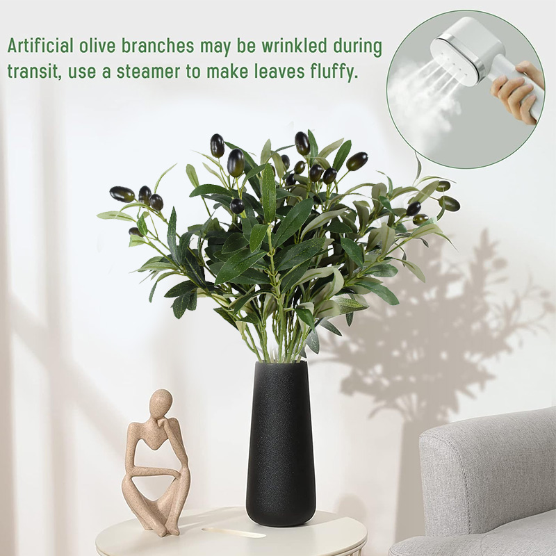 1/3/5 個人工植物偽フルーツオリーブの葉木の枝家庭菜園花 - Florist Supply Vases のレビューと価格
