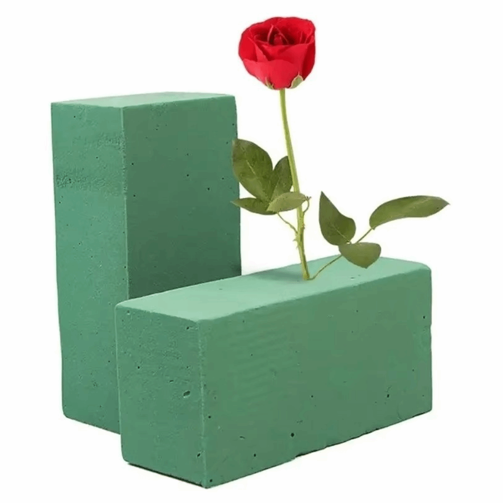 緑色のフラワーアレンジメント用吸水性フォーム 長方形 DIY - Bouquet Holder Foam のレビューと価格